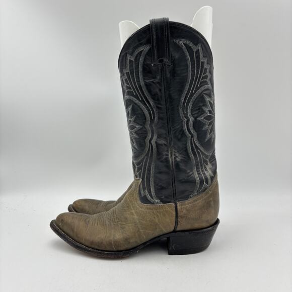Vintage Tony Lama 6701 Black Label Western Boots Men\'s 7.5D Workwear 90s main image 12